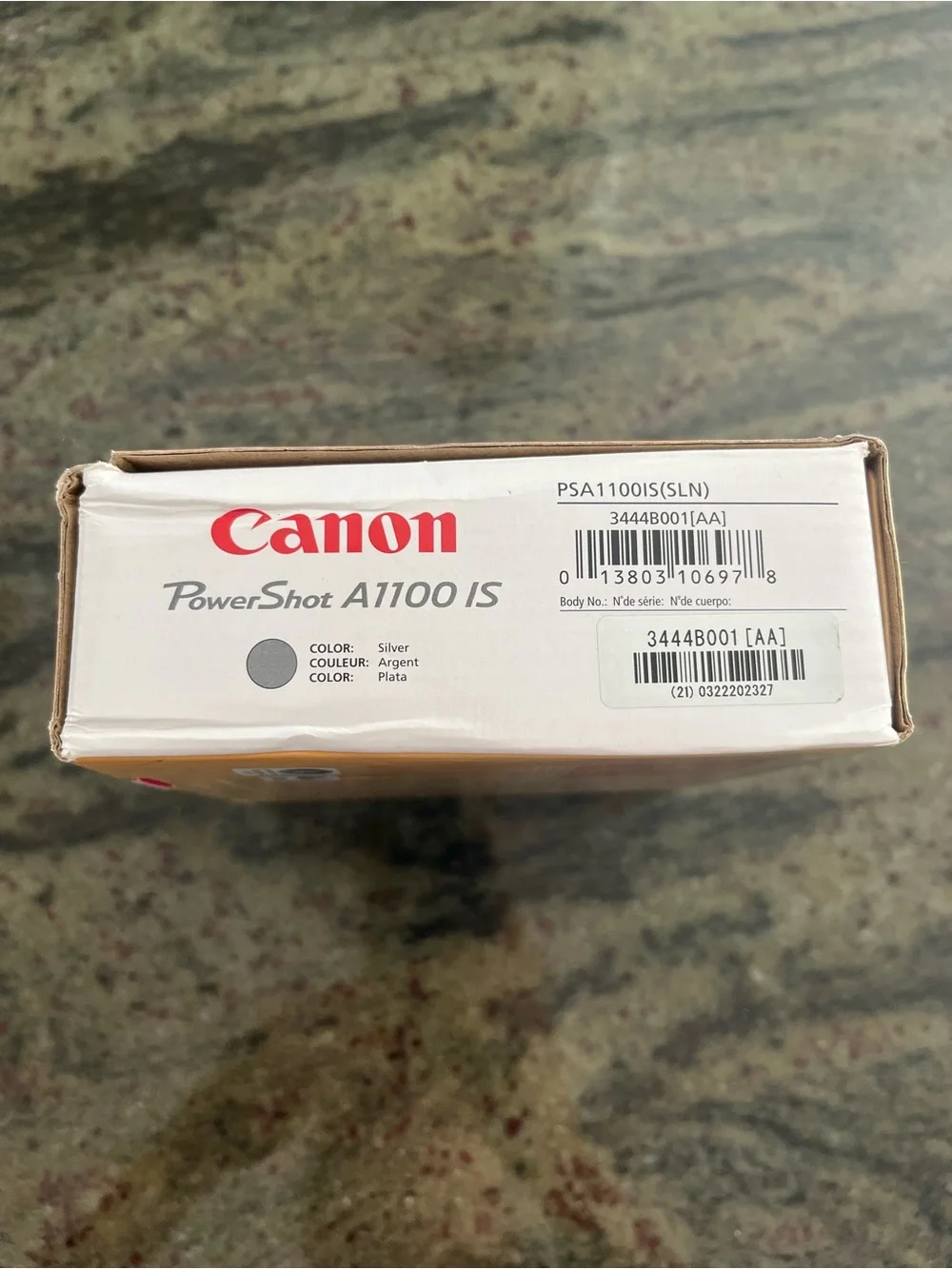 Canon PowerShot A1100 IS 12.1MP Digital Camera, In Original Box + Accessories